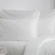 Комплект постельного белья ТЕП «СТРАЙП САТИН PREMIUM» Optical White, евро - изображение 2