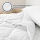 Ковдра півтораспальна 140×205 літня легка ТЕП Friendly White Comfort, антиалергійна, мікрофібра, 200 г/м² (1-03250_00000) - зображення 1