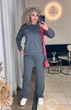 Жіночий спортивний костюм (светр + штани) Uaclothes 58/60 Сірий (like34104-145111373) - изображение 4