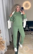 Жіночий спортивний костюм (светр + штани) Uaclothes 54-56 Оливковий (like34106-145131359) - изображение 4