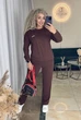 Жіночий спортивний костюм (светр + штани) Uaclothes 50-52 Коричневий (like34105-145121358) - изображение 3
