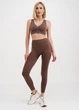 Безшовний жіночий топ з ефектом push-up з мікрофібри Giulia TOP SHAPE S/M Brown-deep taupe, жіночий топ - зображення 6