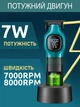Триммер для стрижки и моделирования с LED-дисплеем, керамическое лезвие, 4 насадки, до 180 минут работы, зарядка USB - изображение 3