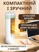Электрический обогреватель 1200 Вт с PTC-нагревом и термостатом, энергоэффективный тепловентилятор для дома и офиса - изображение 7