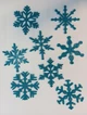 Декоративная Снежинка Snowflakes For Christmas Tree Decoration 3Д Печать Бирюзовый 4 См - изображение 4