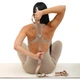 Ремень-стяжка для переноски коврика BLOOM YOGA MAT STRAP LiveUp LB7084 Коричневый - изображение 9