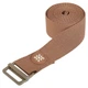 Ремень для йоги с металлической пряжкой BLOOM YOGA STRAP LB7086 Коричневый - изображение 2