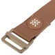 Ремень для йоги с металлической пряжкой BLOOM YOGA STRAP LB7086 Коричневый - изображение 5