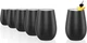Набор стаканов Stolzle Tumbler Elements EL097 6 шт х 465 мл Black/Silver (4012632224606) - изображение 3