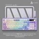 Клавиатура Ajazz AK980 V2 Gift Switch V2 Wireless/Bluetooth/USB UA White/Blue (AK980-V2-G-PWB) - изображение 6