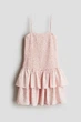 Сукня H&M 1281925 140см рожевий квіти - зображення 2
