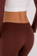 Жіночі безшовні легінси кльош із заниженою посадкою Giulia FLEXING LEGGINGS JIVE XXS/XS Brown-hot chocolate,еластичні лосини з мікрофібри, для спорту - зображення 6