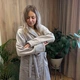 Халат унисекс плюшевый серый 54-56 р H65 Ananasko - изображение 3