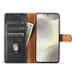 Чохол книжка для Samsung Galaxy A12 та M12 (A125/M127) магніт хлястик прошита N.BEKUS black - изображение 2