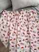Штаны пижамные плюшевые Hello Kitty розового цвета, теплые домашние штаны Хэллоу Китти, S-M - изображение 6
