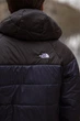 Демисезонная мужская куртка Active куртка для весны и осени наполнитель силикон водостойкая ткань чёрно-синяя/XL - изображение 4