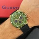 Годинник чоловічий Guardo 012757-2 класичний, сріблястий корпус, чорний силіконовий ремінець - зображення 6