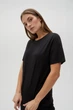 Футболка жіноча MOODO 4624 XXL чорна - зображення 4