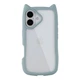 Чохол TPU+PC Cat Ears Case для iPhone 16 Blue - изображение 1