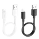 Кабель USB Hoco X96 Lightning 2.4A 0.25m Чорний - зображення 2