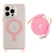 Чохол TPU+PC LanyardCase with MagSafe для iPhone 13 Pro Pink - изображение 1