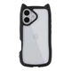 Чохол TPU+PC Cat Ears Case для iPhone 16 Black - изображение 1