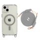 Чохол Premium TPU+PC LanyardCase with MagSafe для iPhone 13/14 Titanium grey - зображення 1