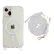 Чохол TPU+PC LanyardCase with MagSafe для iPhone 13/14 White - изображение 1