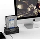 Алюмінієва док-станція RSHTECH 4-в-1: зчитувач HDD/SSD, USB-хаб та SD/TF картрідер - зображення 3