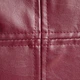 Poszewka Homla Irvine z ekoskóry bordowa 45x45 cm (5906496749179) - obraz 2