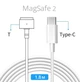 Зарядний кабель USB Type-C / MagSafe 2 (T-тип) 45W|60W|85W|100W для MacBook Pro 15" (2012-2015), MacBook Pro 13" (2012-2015), MacBook Air (2012-2017) - зображення 4