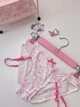 Набор женских трусиков слипов принт Хэллоу Китти Hello Kitty, женские трусики слипы с бантиком (3 шт в комплекте), L - изображение 6