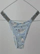 Трусики жіночі зі стразами блакитні Синаморолл Хеллоу Кітті Victoria Secret Hello Kitty S/M - зображення 4