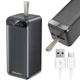 Повербанк 100000 mAh AWEI P101K Power Bank зарядкою до двох пристроїв, з дисплеєм та швидкою зарядкою, чорний - зображення 2
