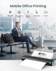 Портативный аккумуляторный термопринтер M15 для печати А4, 13 мм/с 203dpi Bluetooth/USB, беспроводной, монохромный черный - изображение 4