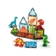 Магнітний конструктор "Magnetic Tiles Dino World 25" Geomag 4221GM 25 деталей - зображення 4