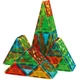 Магнитный конструктор "Magnetic Tiles Gems" Geomag 4103GM 60 деталей - изображение 2