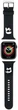 Pasek Karl Lagerfeld 3D Rubber Karl&Choupette Heads do Apple Watch Series 1/2/3/4/5/6/7/8/9/SE/SE2/Ultra/Ultra 2 42-49 mm Black (3666339190088) - obraz 1