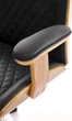 Fotel biurowy Halmar TIMBER Orzechowy-czarny (5905248135437) - obraz 9