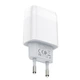 Зарядний пристрій Hoco C72A USB білий + кабель USB to MicroUSB - зображення 4