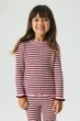 Кофта H&M 1196719 122-128см рожевий смужки - изображение 1