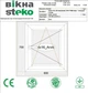 Окно Steko 600х700 мм 2-стекла+аргон правое - изображение 2