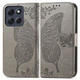 Чохол-книжка з малюнком UniCase Butterfly Pattern для Motorola Moto G86 Power - Grey - зображення 1