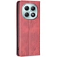 Чехол-книжка с карманами UniCase Geometric Pattern для Xiaomi Redmi Note 15 (4G/5G) / Poco M8 - Red - изображение 3