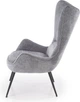 Крісло для відпочинку Halmar JUKON Сіре (5905248135048) - зображення 5