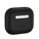 Чохол Baseus Super Thin Silica Gel Case для Apple AirPods 3 Black (WIAPPOD-CBZ01) - зображення 2