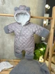 Дитячий демісезонний комбінезон Polar Teddy сірий 74-80см - изображение 2