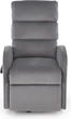 Fotel wypoczynkowy Halmar MARONI Popielaty (5905248135192) - obraz 1