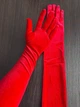 Оксамитові довгі рукавички honey fashion accessories xs/s/m червоні (30к005) - изображение 3