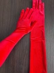 Оксамитові довгі рукавички honey fashion accessories xs/s/m червоні (30к005) - изображение 4